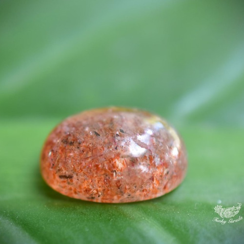 高品質【 キラキラ】大玉【美品】天然石サンストーン約12.2