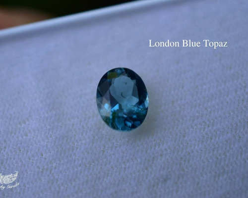 艶めき☆ロンドンブルートパーズ lbtz016 天然石 Funky garuda 天然石