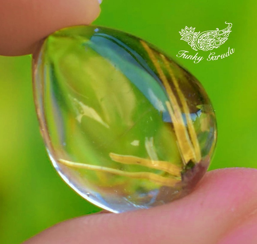 金針水晶★希少★ゴールドルチルインクォーツ　gold001