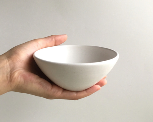 白マット器》ボウル・鉢（白マット釉／貫入）［W-10] お椀・ボウル・鉢