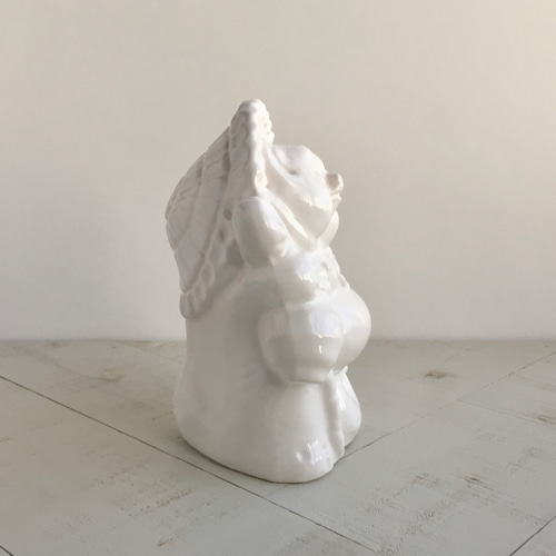 希少　60センチ　信楽焼　白たぬき　置物 骨董／アンティーク　ヴィンテージ 陶器 希少 60センチ 信楽焼 白たぬき 置物 骨董／アンティーク ヴィンテージ