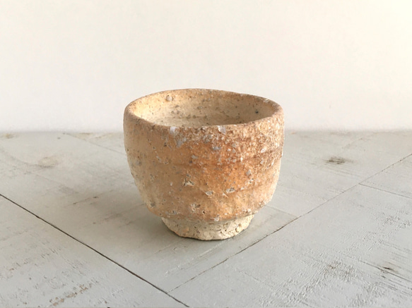 登窯・窖窯／焼締》おちょこ・ぐい呑み（自然釉／緋色／信楽）［S-21