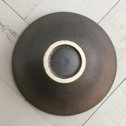 《黒金器》鉢皿　Φ15.3cm（黒金釉）［K-13] 5枚目の画像