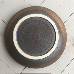 《黒金器》鉢皿　Φ17.4cm（黒金釉）［K-14] 4枚目の画像