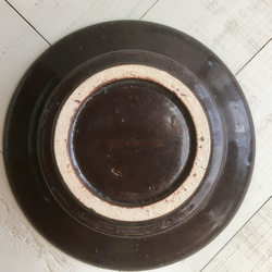 《器》リム深皿　19.3cm（鉄釉／金彩）［J-02] 4枚目の画像