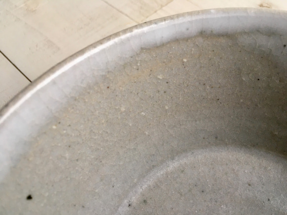 《器》ボウル・ラーメン鉢（灰釉／ブルーグレー）[C-10] 6枚目の画像