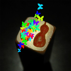 瓢箪 ヒョウタン ひょうたんのはんこ１・２　石のはんこ　篆刻　食べ物　果実　野菜 4枚目の画像
