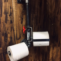 cream.70 ガス管ダブル ペーパーホルダー アシストバー仕様