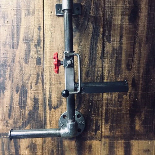 cream.70 ガス管 立ち上がり手すり 介助バー ペーパーホルダー 男前