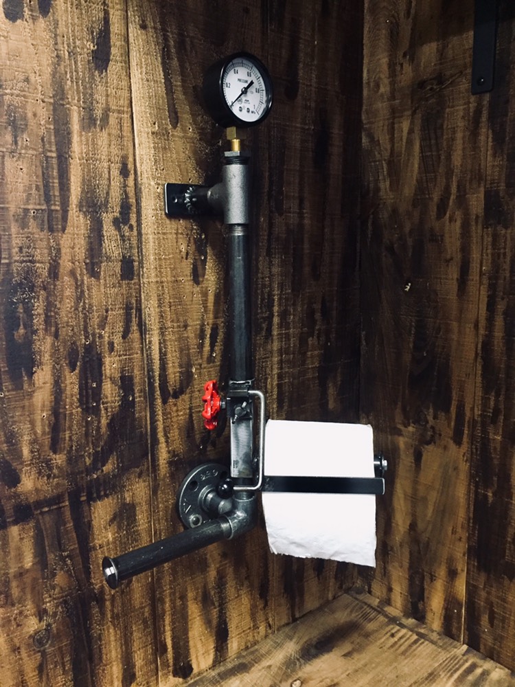 縞板 アシストバー仕様！ ガス管 ペーパーホルダー cream.70