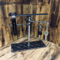 cream.70ガス管 ダブル ペーパーホルダー インダストリアル 配管