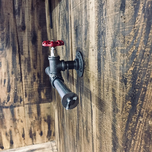 cream.70 ガス管 Tパイプ L300 ハンガー フック インダストリアル 6