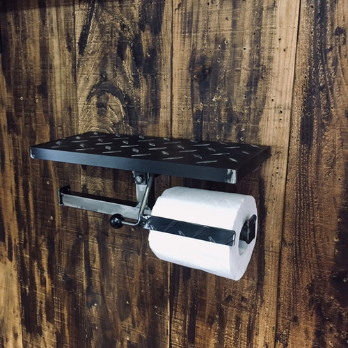 cream.70 ガス管 ペーパーホルダー 縞板 アシストバー仕様 工業系