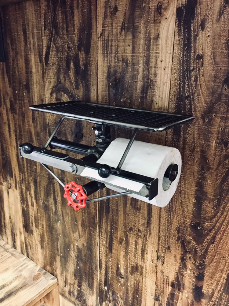 cream.70 ガス管 縞板 ペーパーホルダー アシストバー仕様！