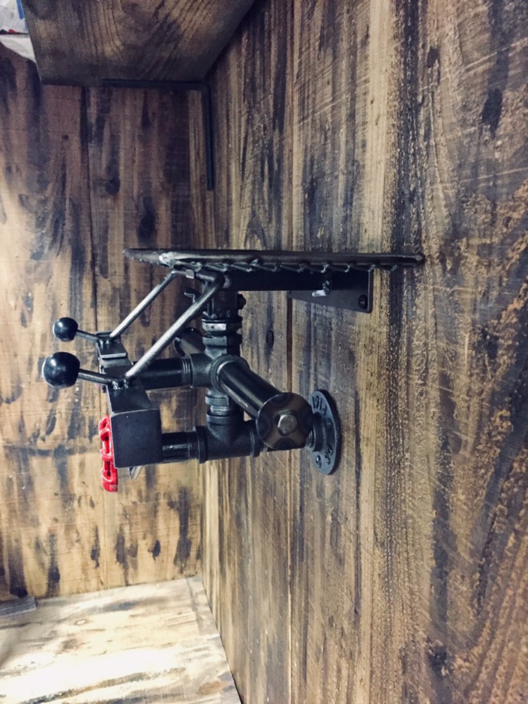 cream.70 ガス管 ペーパーホルダー ダブル アシストバーインダストリアル ブルックリン @