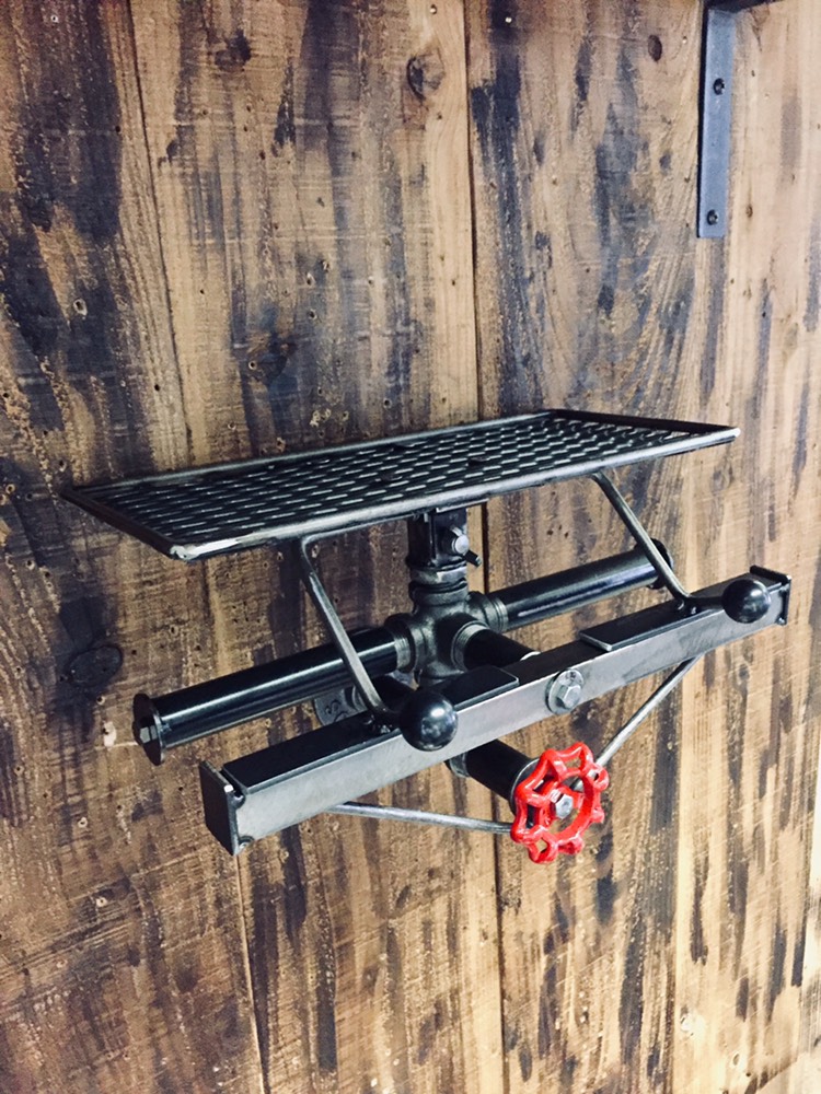 cream.70 ガス管 ペーパーホルダー ダブル アシストバーインダストリアル ブルックリン @