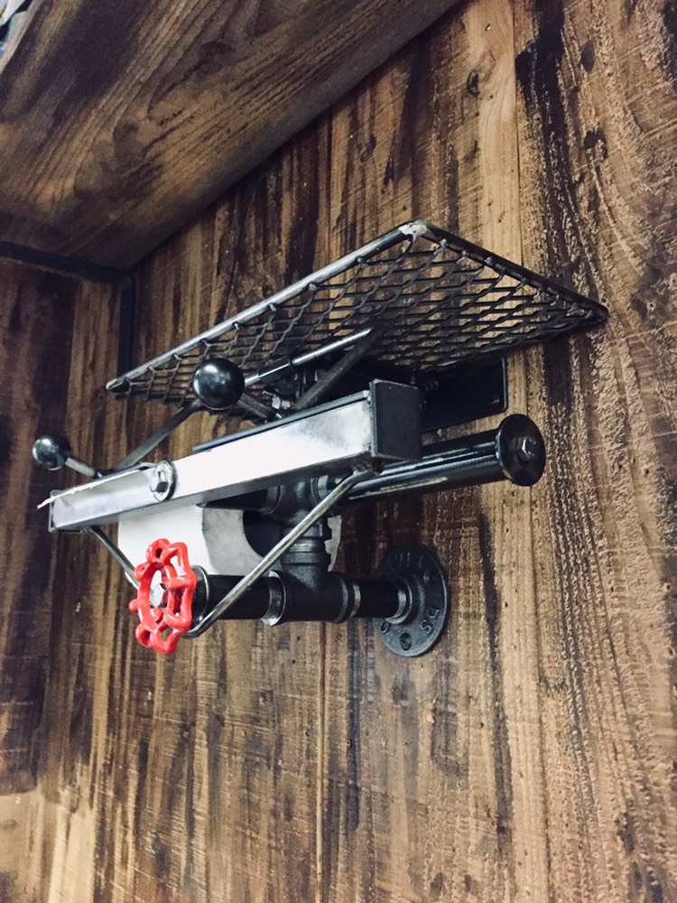 cream.70 卓上ペーパーホルダー 一輪車 縞板 アシストバー！