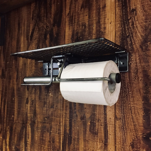 cream.70 ガス管 ペーパーホルダー ダブル押え インダストリアル