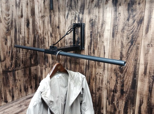 cream.70 アイアン T型 ハンガーラック L900 ハンガー パイプ 工業系