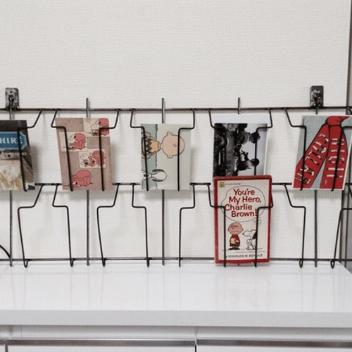 cream.70 アイアン カードラック 壁掛け ハンギングシェルフ 10
