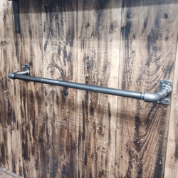 cream.70ガス管 ダブル ペーパーホルダー インダストリアル 配管