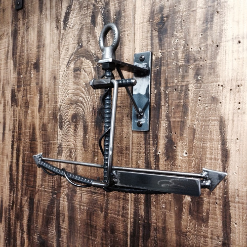 cream.70 錨型 ダブル ペーパーホルダー  アシストバー仕様！ cream.70 アイアン イカリ型 ダブルペーパーホルダー 6 バス