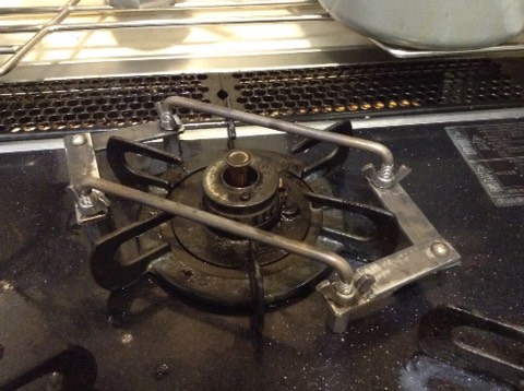 cream.70 五徳アダプター とろ火ブリッジ 省エネアダプター トッププレート設置 7