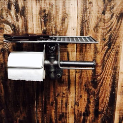 cream.70 ガス管 立ち上がり手すり 介助バー ペーパーホルダー 圧力計