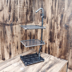 cream.70 ぺーパーホルダー ガス管 ダブル押さえ 介助バー付き