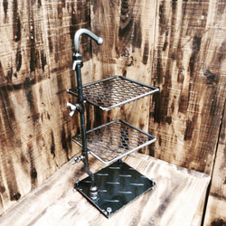 cream.70 卓上シェルフ インダストリアル 男前インテリア 6 フリー