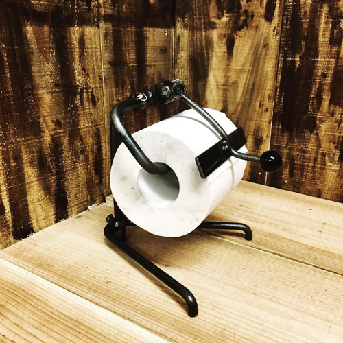 cream.70 ガス管ペーパーホルダー 縞板棚 アシストバー仕様 【公式通販】