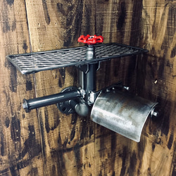 cream.70 ガス管 立ち上がり手すり 介助バー ペーパーホルダー 圧力計