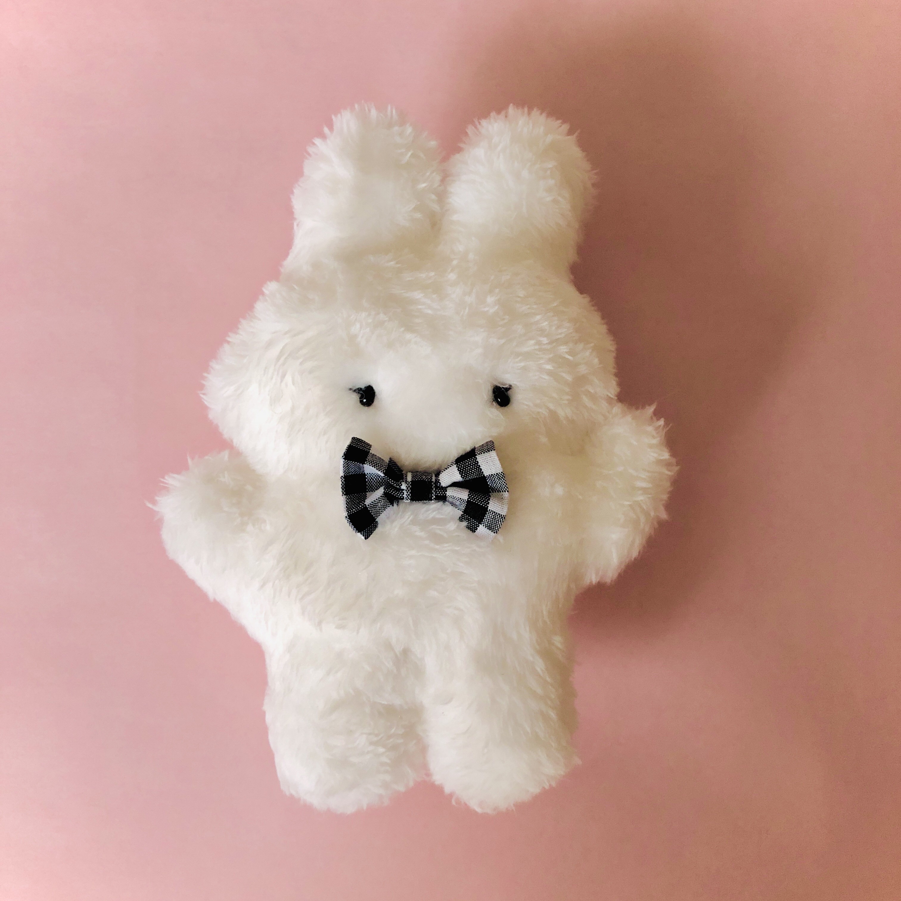 うさぎ♡ぬいぐるみ】イエティうさぎのしろちゃん♡手のひら