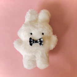 うさぎ♡ぬいぐるみ】イエティうさぎのしろちゃん♡手のひらサイズの