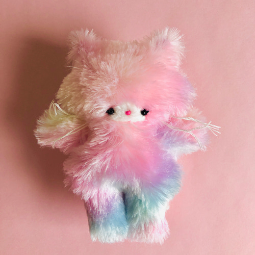 ユメカワJUNKちゃん ねこのぬいぐるみ手のひらサイズ① ねこ