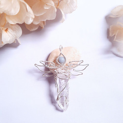 Spread Your Wings―列木里亞（Lemuria）水晶純銀編織墜︳Spirit·手心向陽 第1張的照片