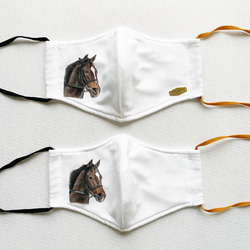 お馬様 出品 手描き競走馬マスク【オルフェーヴルモデル】 その他