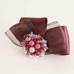 ふわモコ温か大人可愛いニットベレー帽～ストロベリーピンク色～ 2枚目の画像