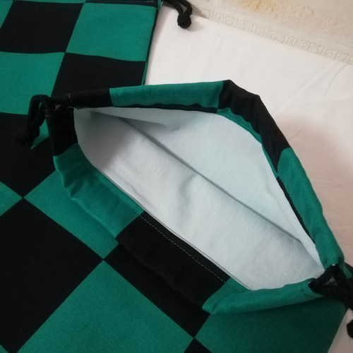 市松模様入園・入学グッズ4点セット（ハンドメイド)❣️ 入園入学セット＊市松模様 4点セットです☆ その他入園グッズ