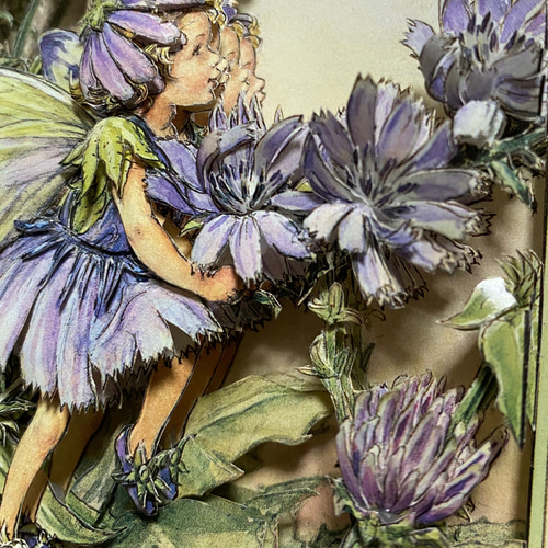 シャドーボックス　新品保管品　フェアリー シャドーボックス完成品 (The CHICORY Fairy) 立体・オブジェ れぐるす