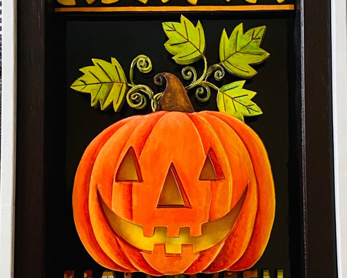 ハロウィーン❇️シャドーボックス 1_c03d42dfb3419505df5856df827e
