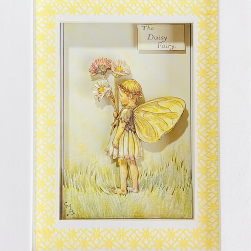 シャドーボックス　新品保管品　フェアリー シャドーボックス完成品 (THE DAISY FAIRY) 立体・オブジェ れぐるす