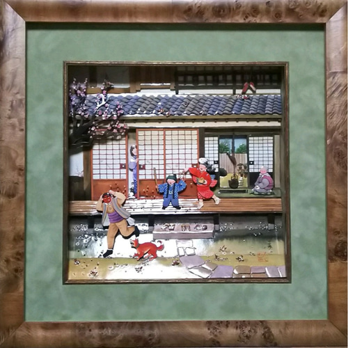 シャドーボックス(本屋)   ハンドメイド シャドーボックス (本屋｝ ハンドメイド