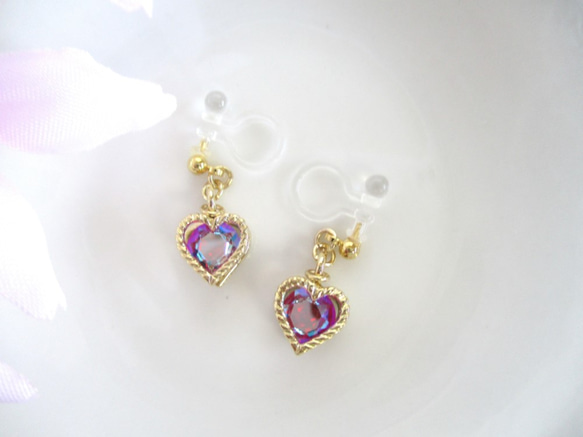 Mysterious color　⁂　Earrings 2枚目の画像