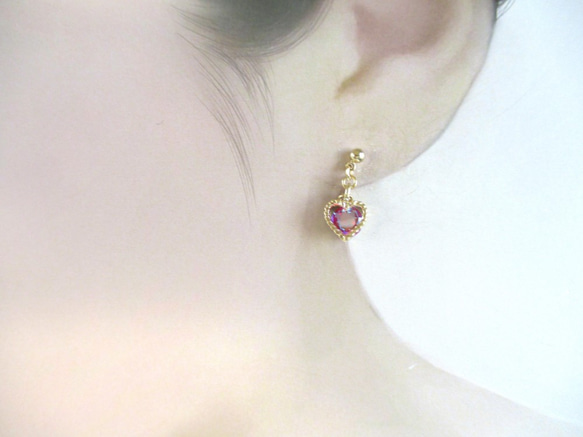 Mysterious color　⁂　Earrings 4枚目の画像