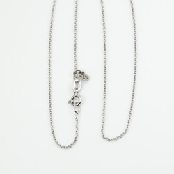 (C001, Oval Cable Chain）蛋形圈, 意大利925純銀項鍊, 16英吋, 40cm 第1張的照片