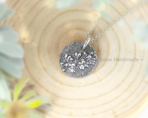 ルパン三世フラワースターリングシルバーネックレス ペンダントトップ
