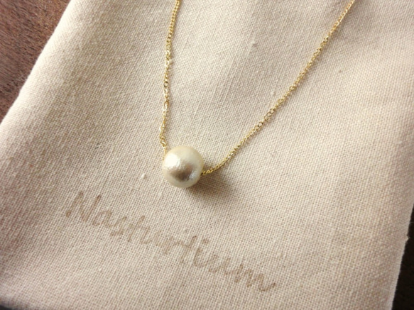 cotton pearl necklace (kisuka) 1枚目の画像