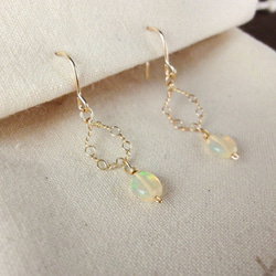 ethiopian opal pierce(14kgfﾌｯｸ) 3枚目の画像