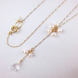 【くくく様オーダー品freshwater pearl necklace】 3枚目の画像